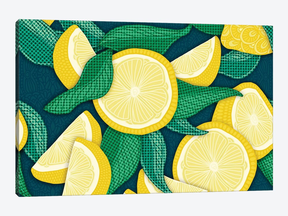 Pop Art Lemons by Angelika Parker 1-piece Art Print