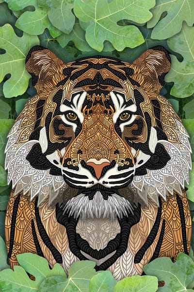 Jungle Tiger by Angelika Parker canvas print
