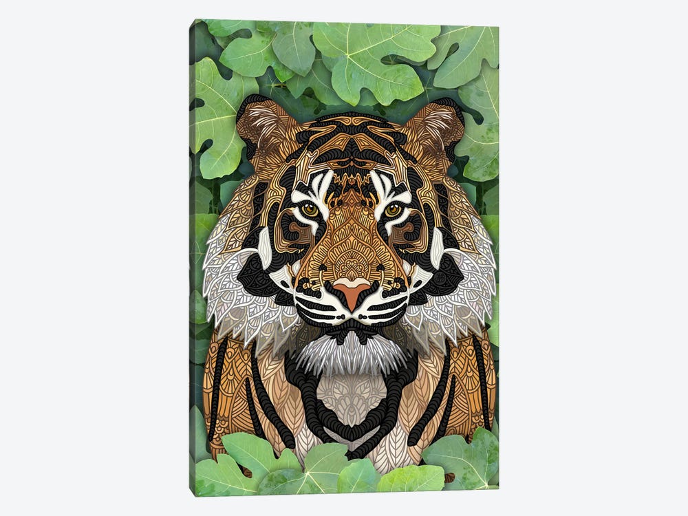 Jungle Tiger by Angelika Parker 1-piece Canvas Artwork
