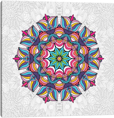 Art Love Passion - Mandala Canvas Art Print - Global Patterns