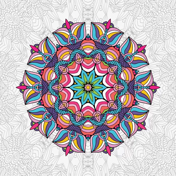 Mandalas: Art Love Passion - Mandala by Angelika Parker