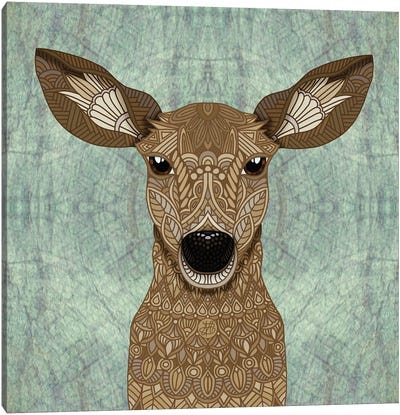 Bambi Canvas Art Print - Angelika Parker