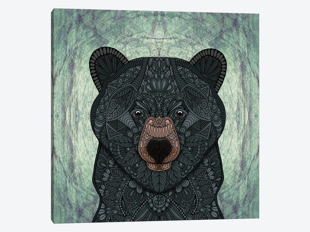 Black Bear by Angelika Parker 1-piece Canvas Art Print