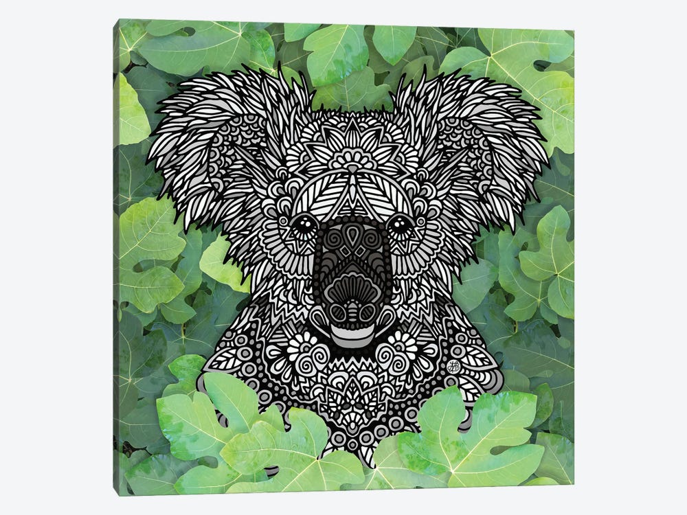 Jungle Koala by Angelika Parker 1-piece Canvas Print