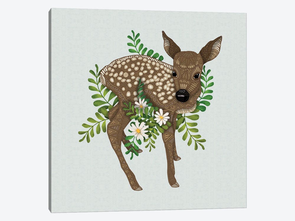 Fawn (Square) by Angelika Parker 1-piece Canvas Artwork