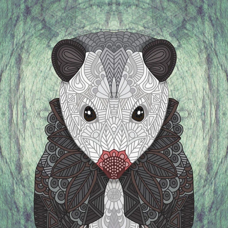 Ornate Opossum (Square)