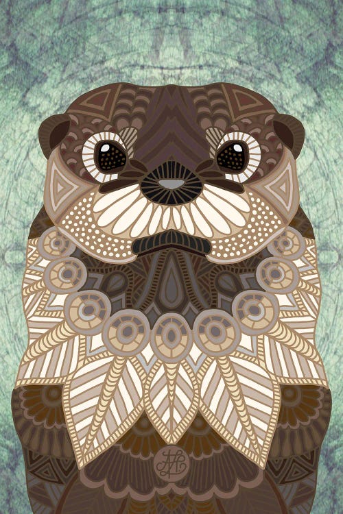 Ornate Otter by Angelika Parker wall art