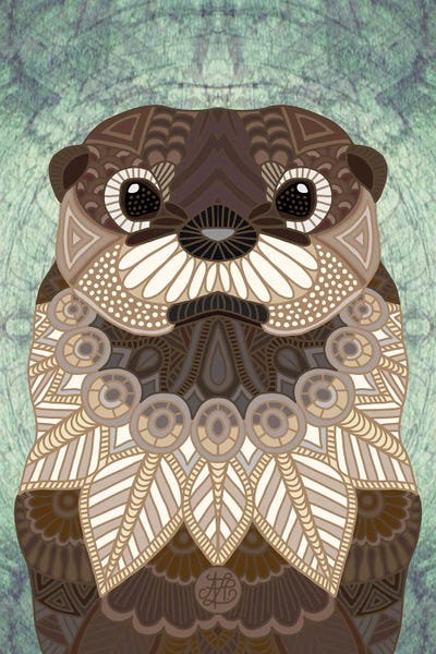 Otters: Ornate Otter by Angelika Parker