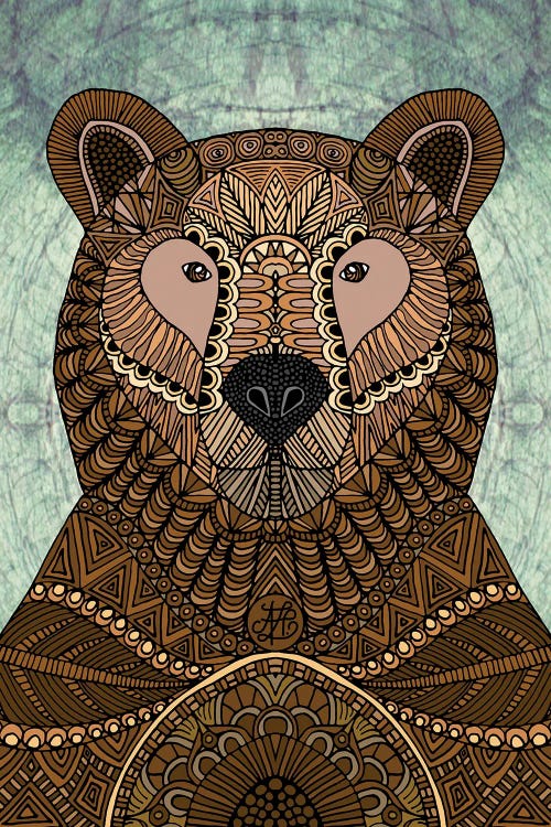 Ornate Brown Bear