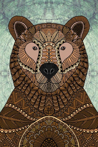 Brown Bears: Ornate Brown Bear by Angelika Parker