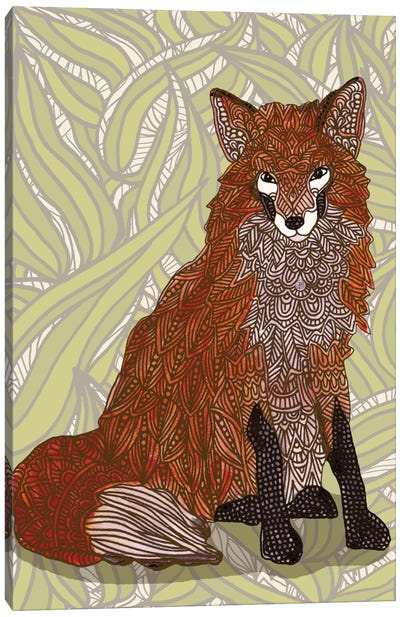 Foxy Lady Canvas Art Print - Angelika Parker