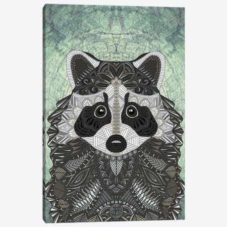 Ornate Raccoon Canvas Print #ANG320} by Angelika Parker Canvas Art Print