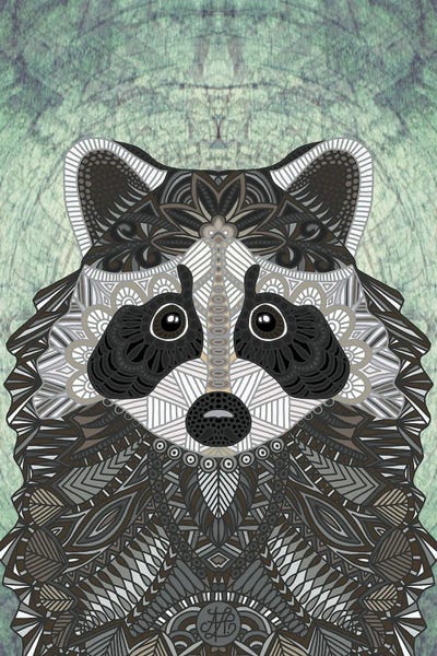 Raccoons: Ornate Raccoon by Angelika Parker