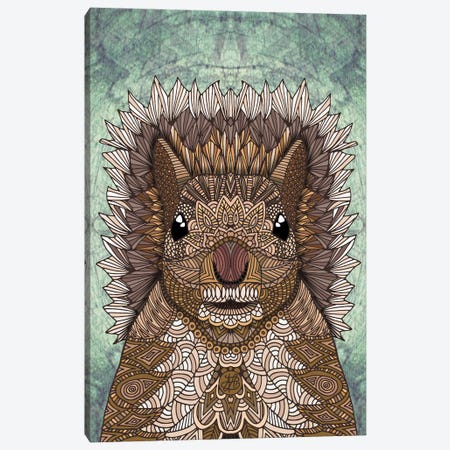 Ornate Squirrel Canvas Print #ANG321} by Angelika Parker Canvas Art Print