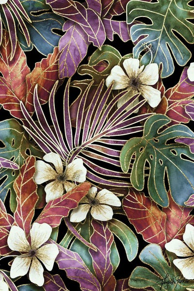 Tropical Moody Garden by Angelika Parker art print