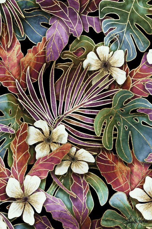 Tropical Moody Garden by Angelika Parker wall art