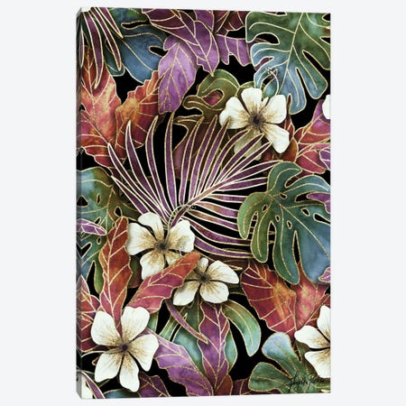 Tropical Moody Garden Canvas Print #ANG328} by Angelika Parker Canvas Art Print