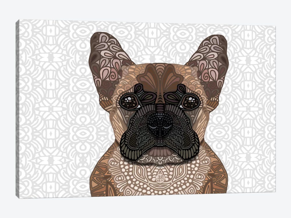 French Bulldog by Angelika Parker 1-piece Canvas Art Print