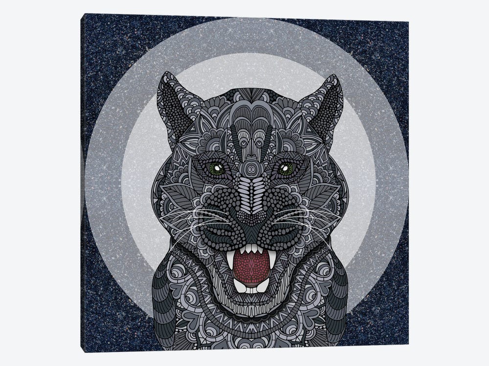 Black Panther (Square) Canvas Artwork by Angelika Parker | iCanvas