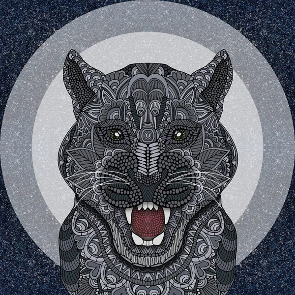 Panthers: Black Panther (Square) by Angelika Parker