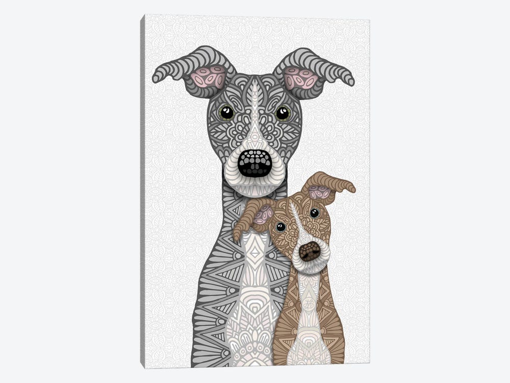 Blue And Fawn by Angelika Parker 1-piece Canvas Art Print