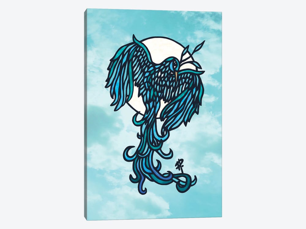 Blue Bird by Angelika Parker 1-piece Canvas Print