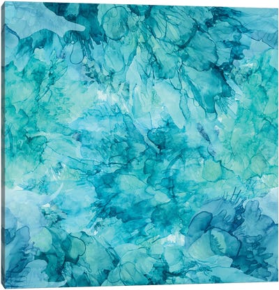 Blue Hues (Square) Canvas Art Print - Angelika Parker