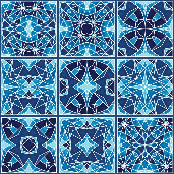Blue Tiles (Square)