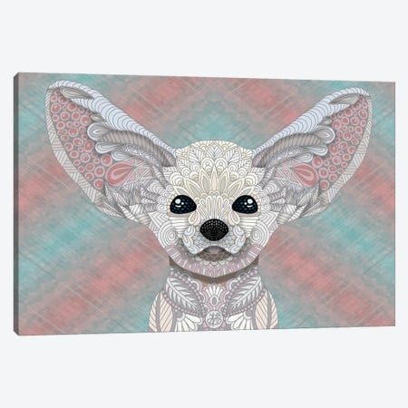 Fennec Fox Pastel Canvas Print #ANG349} by Angelika Parker Canvas Print