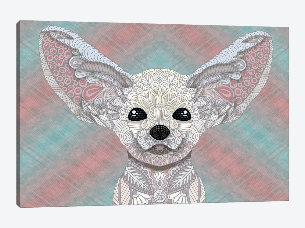 Fennec Fox Pastel by Angelika Parker 1-piece Canvas Artwork