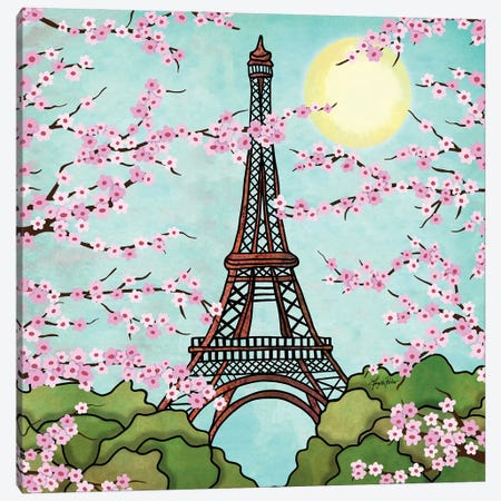 The Eiffel Tower (Square) Canvas Print #ANG354} by Angelika Parker Canvas Print