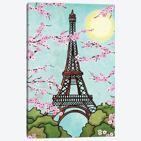 The Eiffel Tower Canvas Print #ANG355} by Angelika Parker Canvas Print