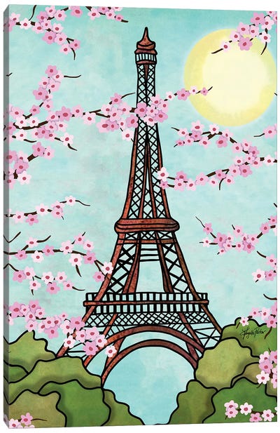 The Eiffel Tower Canvas Art Print - Angelika Parker