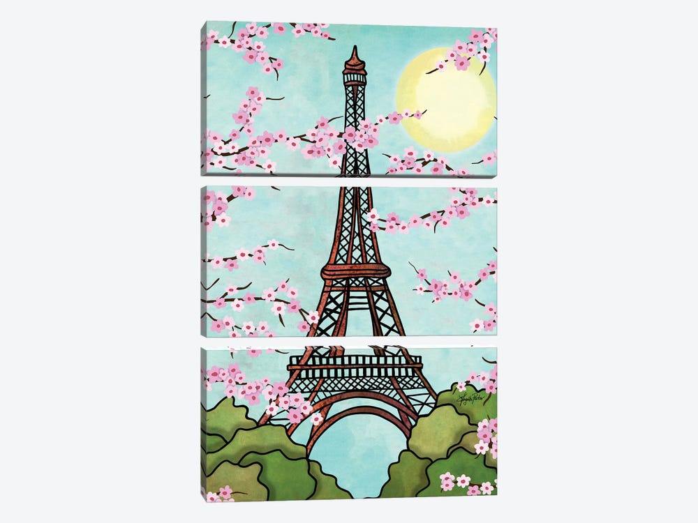 The Eiffel Tower by Angelika Parker 3-piece Canvas Art Print