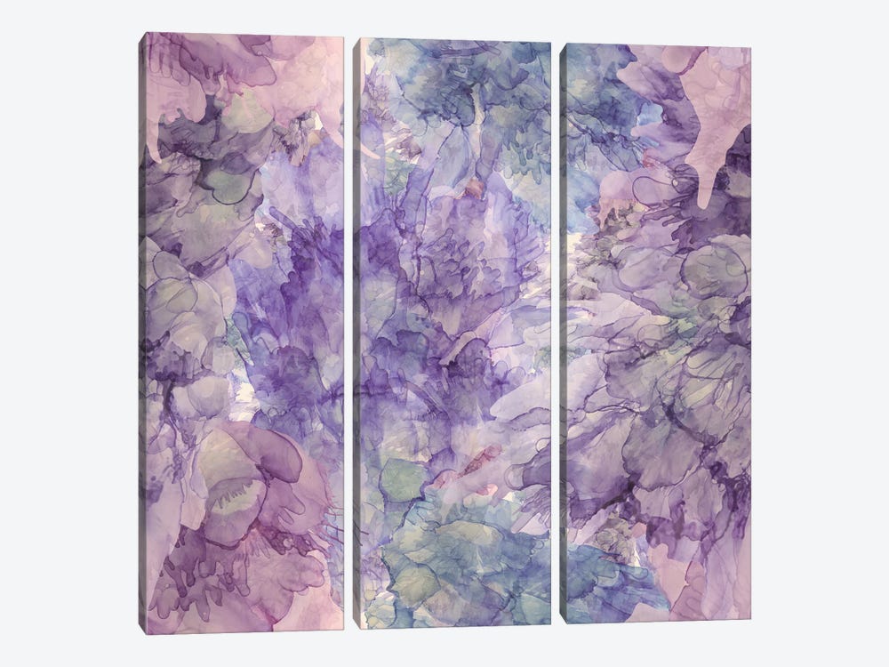 Lavender Dreams (Square) by Angelika Parker 3-piece Canvas Wall Art