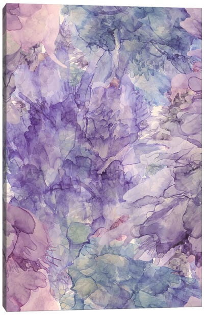 Lavender Dreams Canvas Art Print - Purple Abstract Art