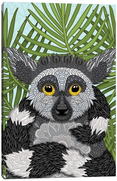 Lemur Canvas Art Print - Angelika Parker