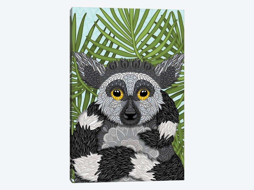 Lemur by Angelika Parker 1-piece Canvas Artwork
