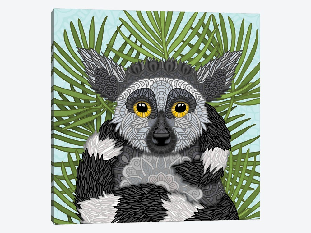 Lemur (Square) by Angelika Parker 1-piece Art Print