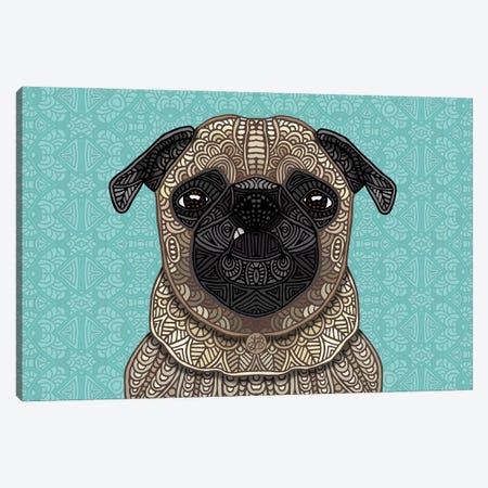 Little Fawn Pug Canvas Print #ANG362} by Angelika Parker Canvas Art Print
