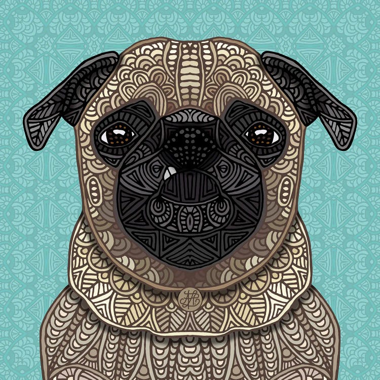 Little Fawn Pug (Square)