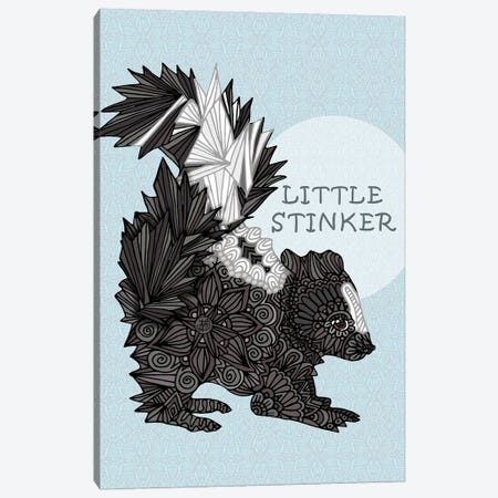 Little Stinker Blue Canvas Print #ANG364} by Angelika Parker Canvas Wall Art