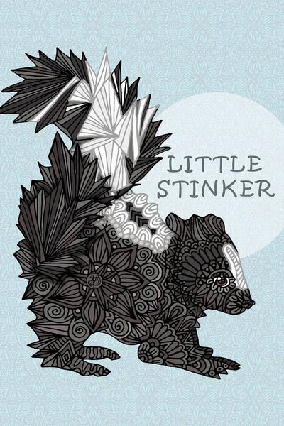 Skunks: Little Stinker Blue by Angelika Parker
