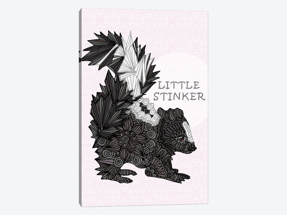 Little Stinker Pink by Angelika Parker 1-piece Canvas Art Print