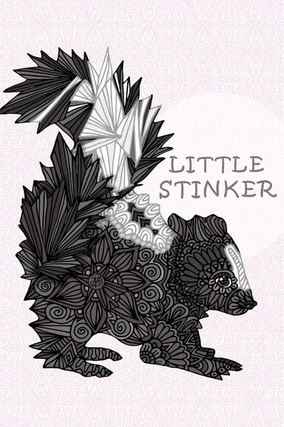 Skunks: Little Stinker Pink by Angelika Parker