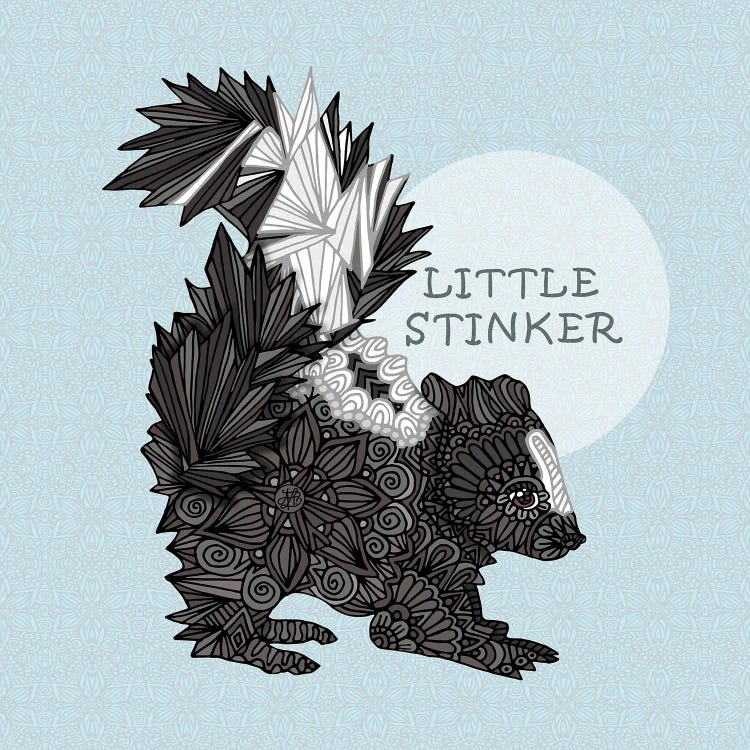 Little Stinker Blue (Square)