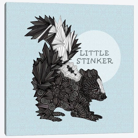 Little Stinker Blue (Square) Canvas Print #ANG367} by Angelika Parker Canvas Art