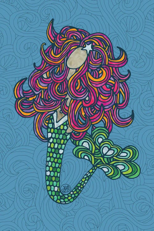 Meerjungfrau by Angelika Parker wall art