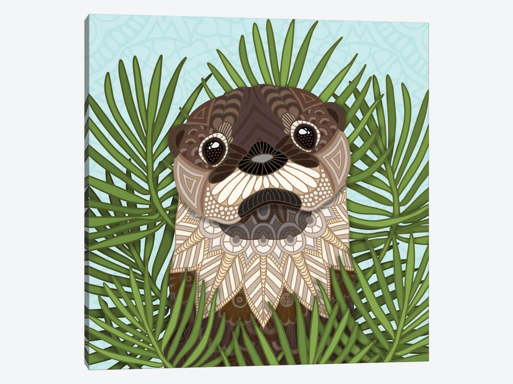 Otterly Cute (Square) by Angelika Parker 1-piece Canvas Art Print