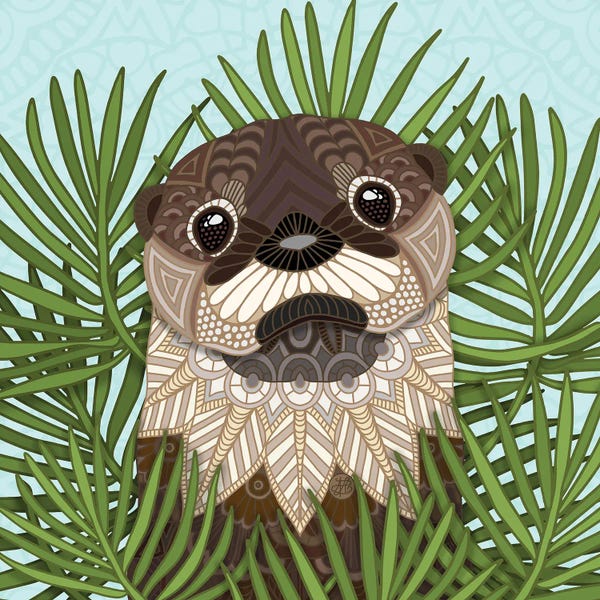 Otters: Otterly Cute (Square) by Angelika Parker